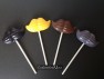 3551 Mustache Chocolate or Hard Candy Lollipop Mold